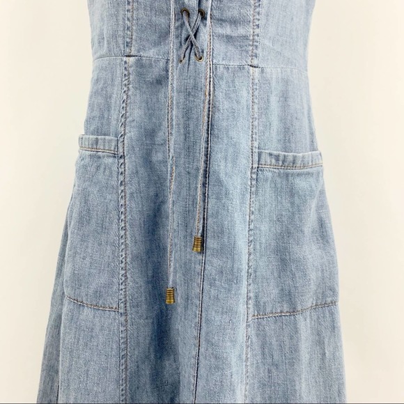 Anthropologie Holding Horses Atoll Denim D… - Picture 4 of 12